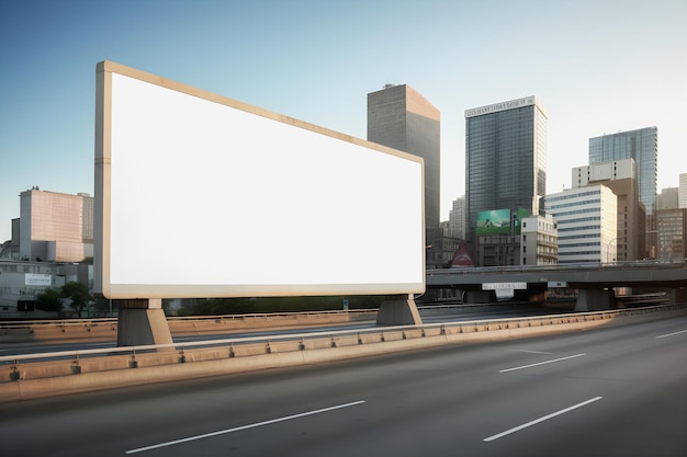 Maximizing Your Advertising Impact Blank Canvas Billboard in Modern City