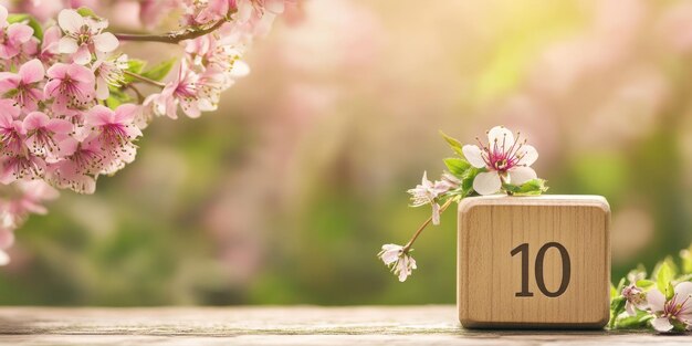 Photo may 10 mothers day message with wooden block calendar date