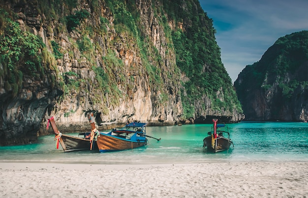 Maya bay Phi Phi Leh island, Krabi Thailand