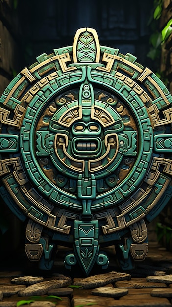 mayan symbols HD 8K wallpaper Stock Photographic Image