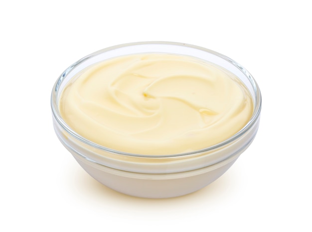 Mayonnaise isolated on white background