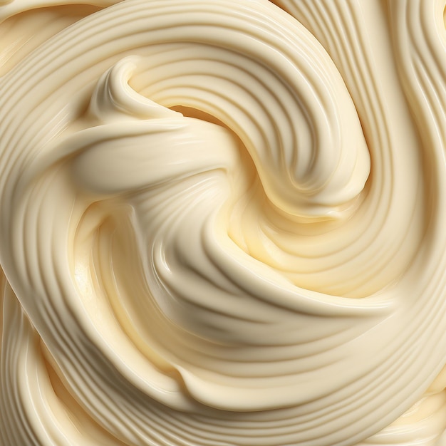 Mayonnaise sauce texture AI render