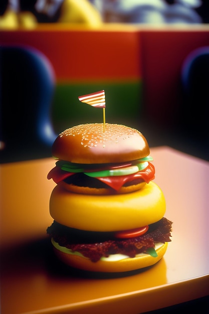 McFuture Burger ai generated