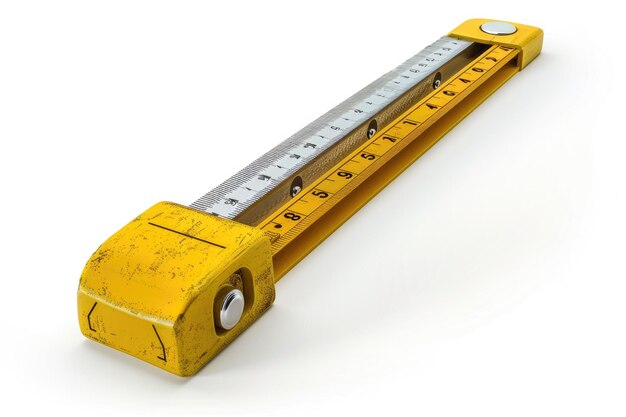 Photo measurer isolated with clipping path