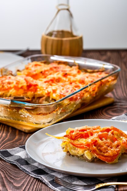 Meat and potato casserole , simple country food