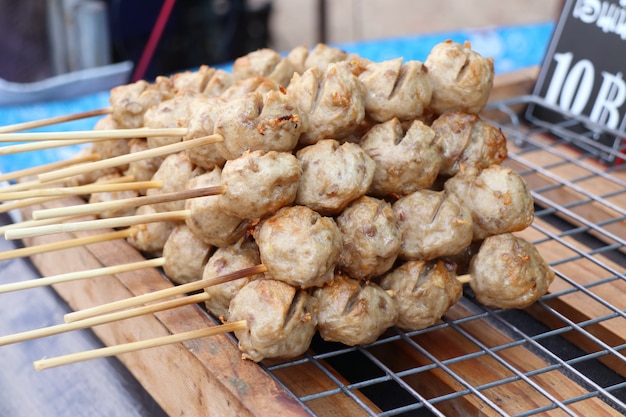 meatball at street food