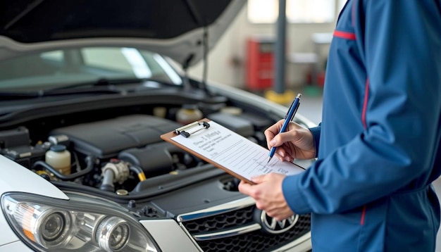 mechanic job checklist repair quotation car service station