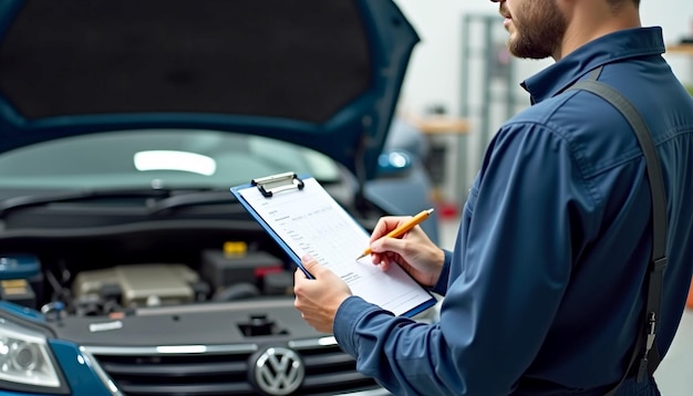 mechanic job checklist repair quotation car service station