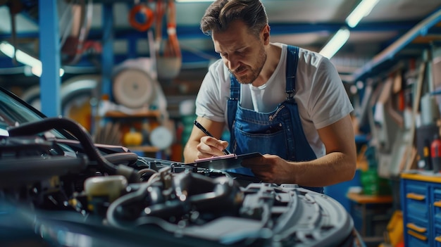 The Mechanic with Clipboard