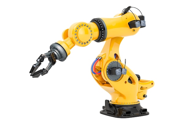 Mechanical arm robotic 3D rendering