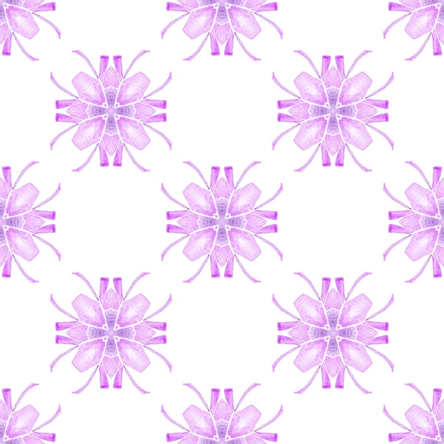 Medallion seamless pattern Purple overwhelming