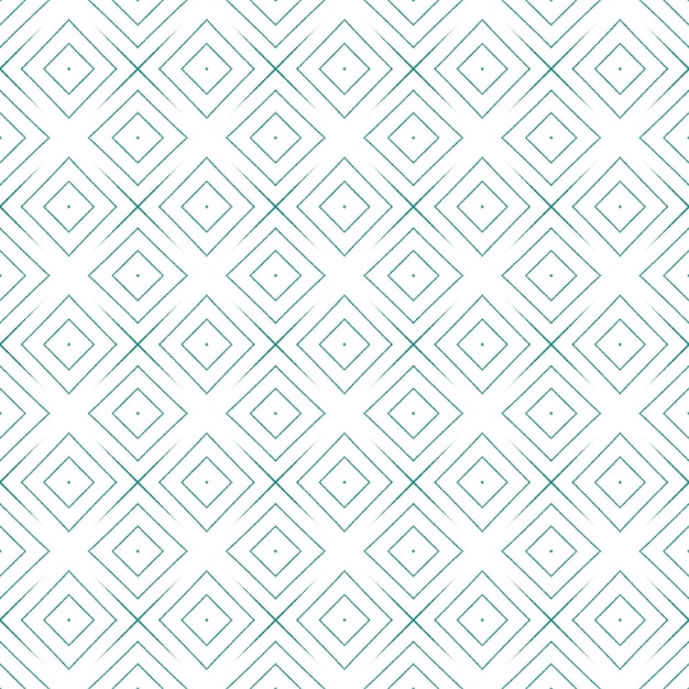 Medallion seamless pattern Turquoise symmetrical