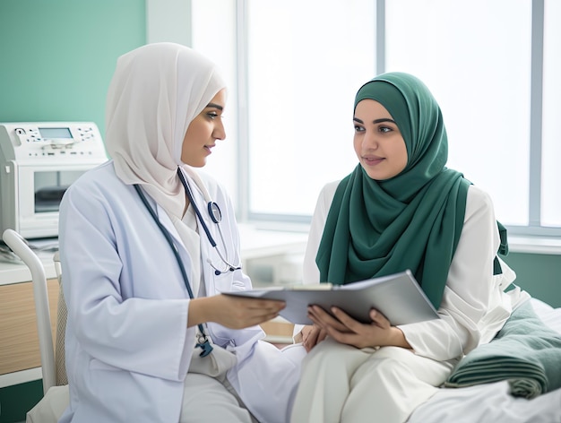 Medical concept of Asian beautiful female doctor in white coat with stethoscope waist up Medical s