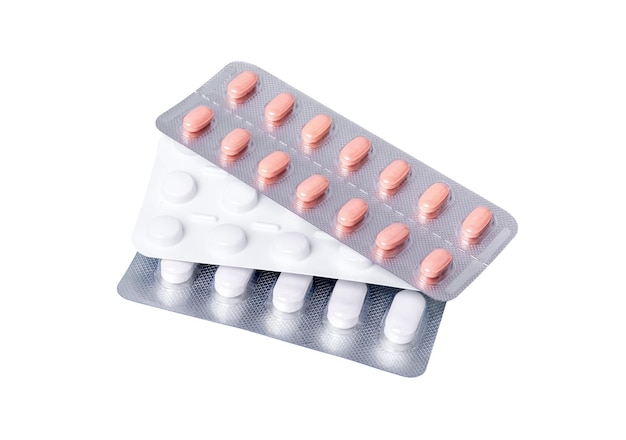 Medical drug pills in package