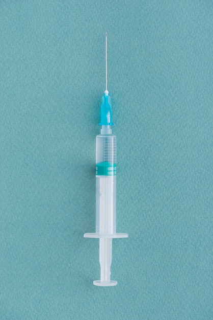 Medical equipment with a injection for a vaccine