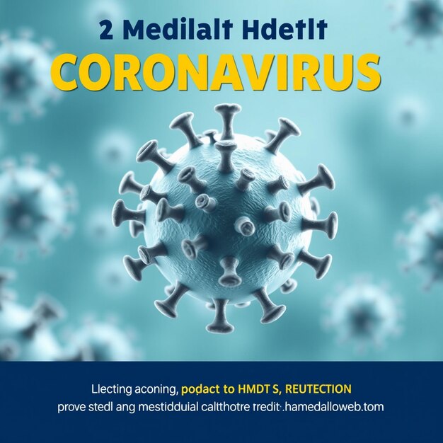 Medical health banner about coronavirus social media instagram post banner template