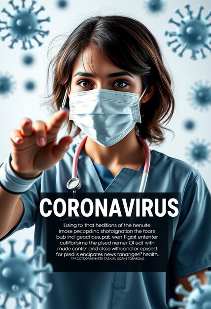 Medical health banner about coronavirus social media instagram post banner template