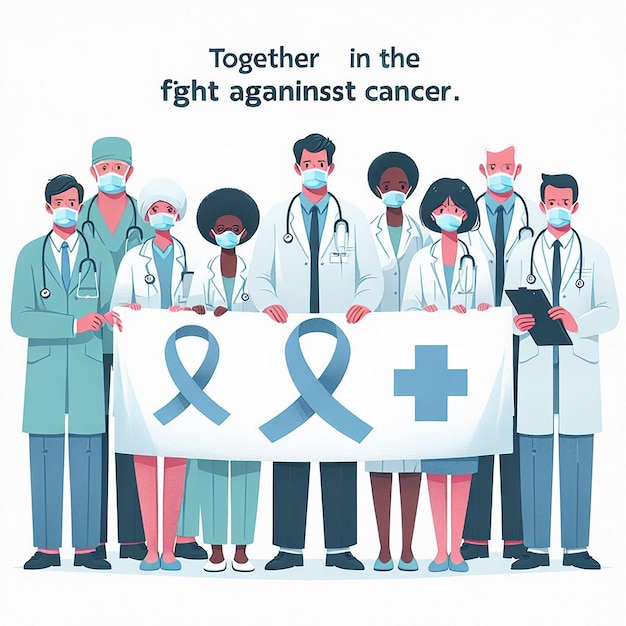 Medical Professionals Advocating for Cancer Awareness