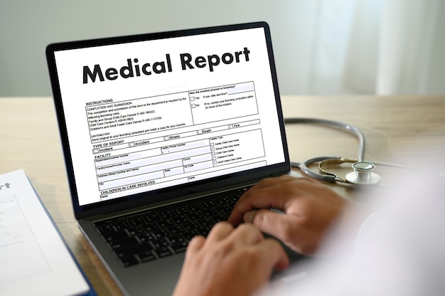 Photo medical records patient information medical technology