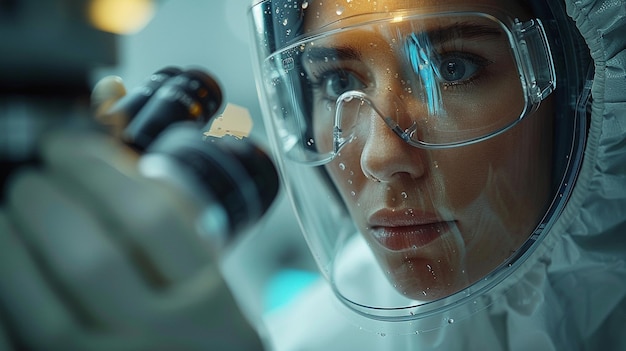 Medical scientists lab technicians working in a laboratory