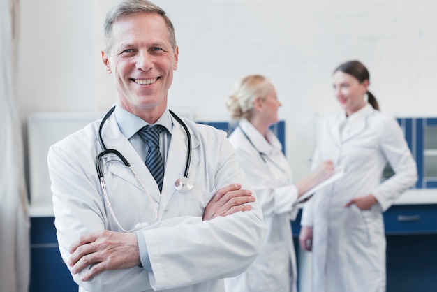 Medical team in a doctor's office