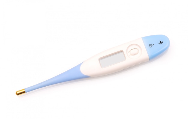 Medical thermometer isolated on white