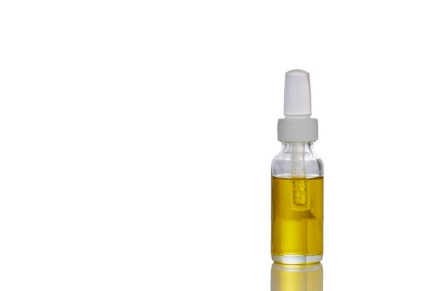 Medicinal cannabis CBD, THC oil bottle