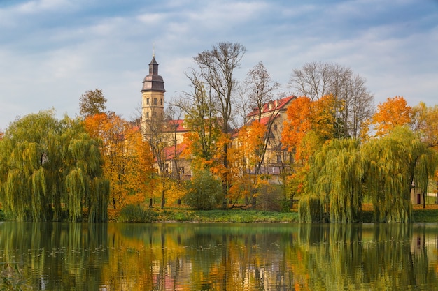 Medieval castle in Niasvizh, Belarus