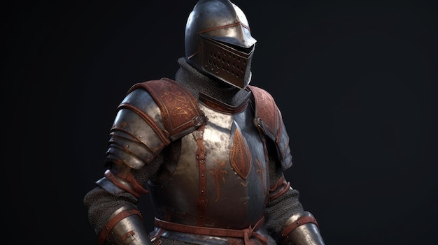 Medieval knight AI generated