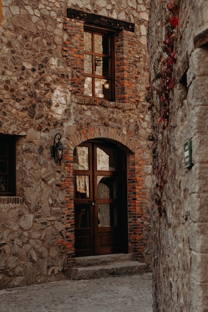 Medieval town,alleys, doors, windows,