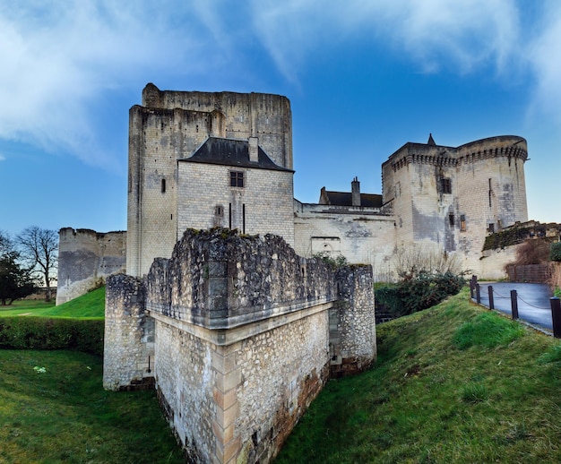 Medieval walls of Loches France