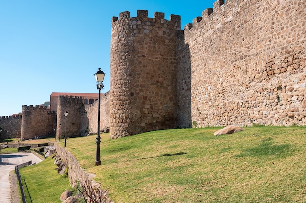 Medieval walls of Plasencia Extremadura Spain