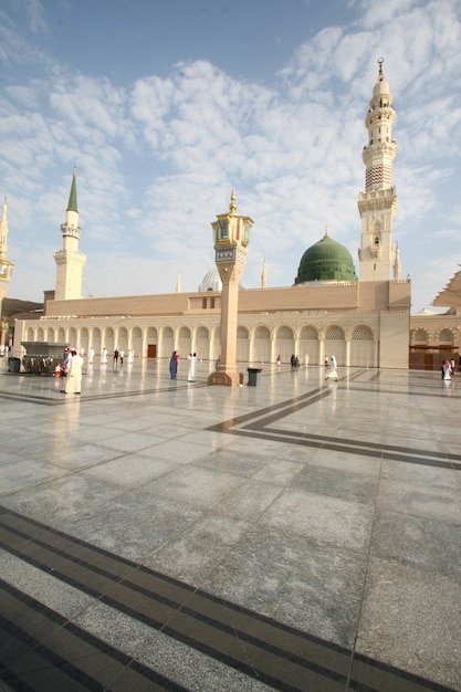 MEDINA mosque of the Prophet Muhammad on in Medina KSA