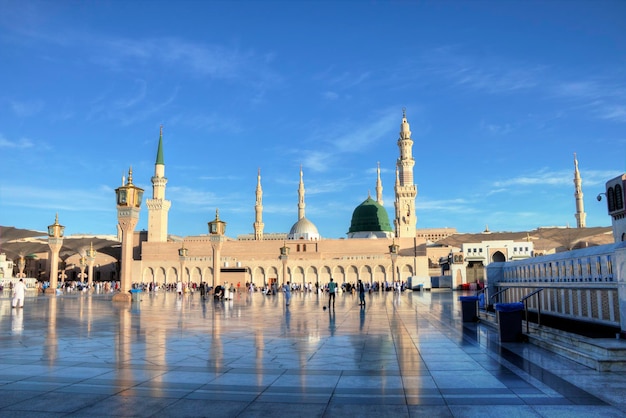 MedinaSaudi Arabia 13 December 2019 Prophet Mohammed Mosque Al Masjid an Nabawi Medina Saudi