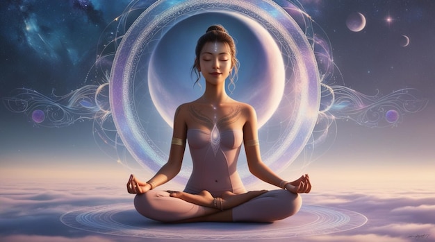 Meditation is a practice that promotes mindfulness and tranquility allowing individuals to connect