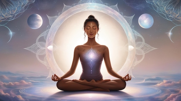 Meditation is a practice that promotes mindfulness and tranquility allowing individuals to connect