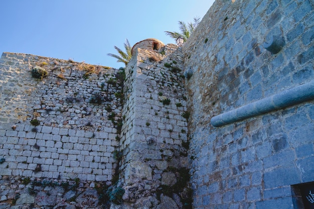 mediterranean scene, peniscola city located in spain