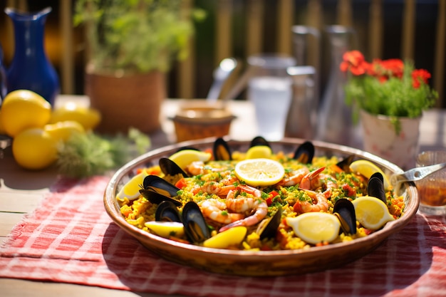 Mediterranean Summer Seafood Savory Delights by the Seaside