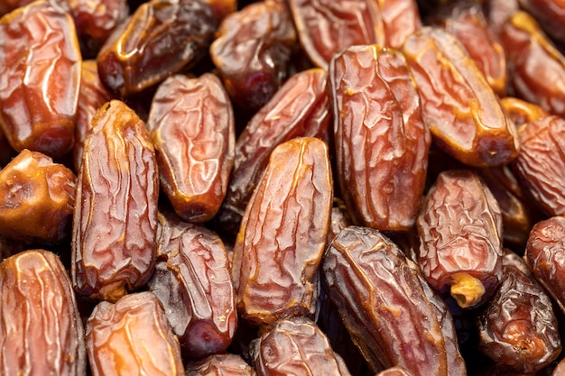 Medjoul date fruit healthy foods Closeup