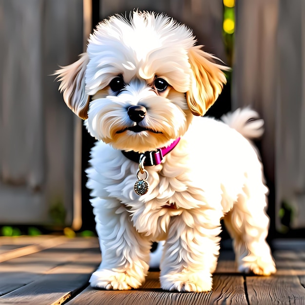 Meet the Adorable Bichon Maltese Puppy