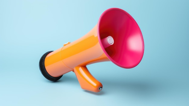 megaphone isolated on solid background