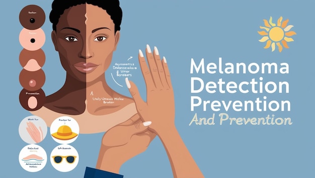 Photo melanoma detection prevention and education