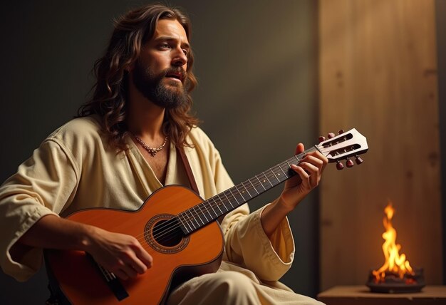 Photo the melodious heart of jesus a song of devotion