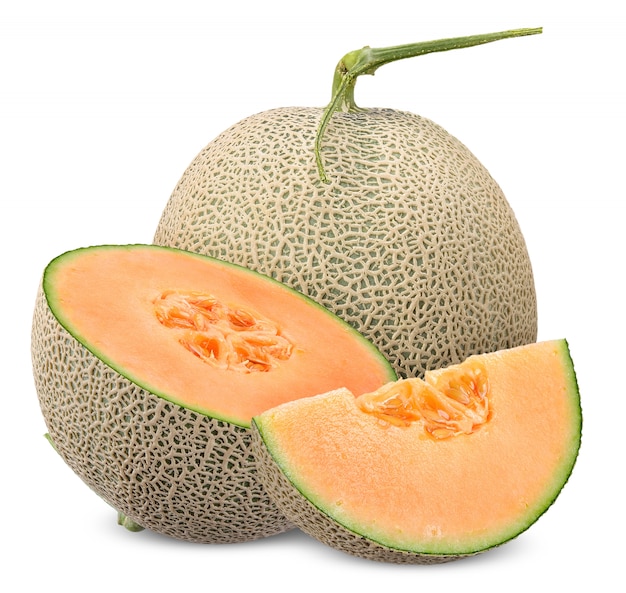 Melon isolated with clipping path