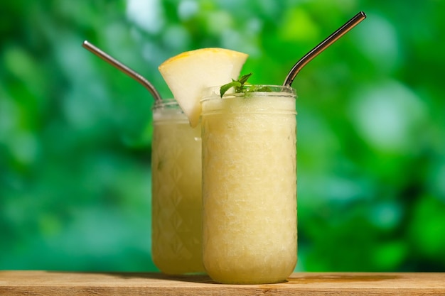 Melon smoothie cocktail