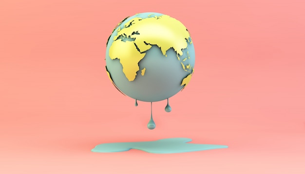 Melting earth