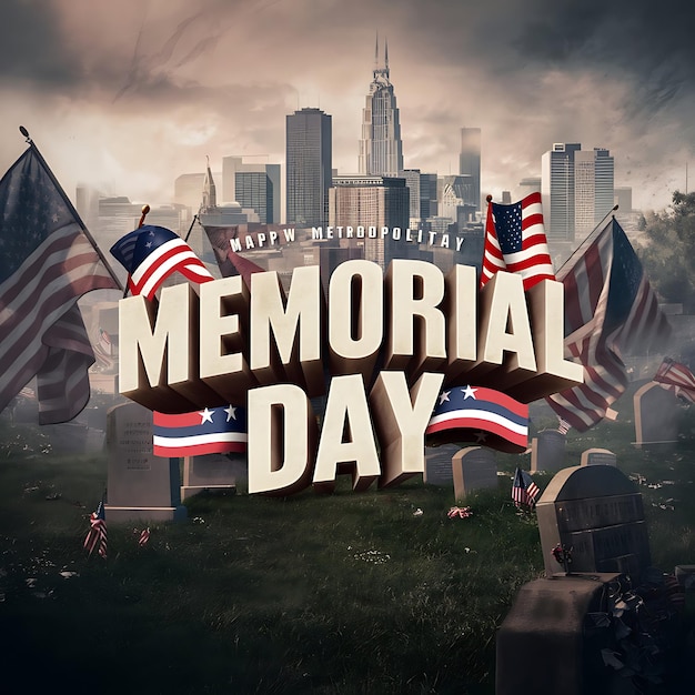 Memorial Day Celebration Design Background