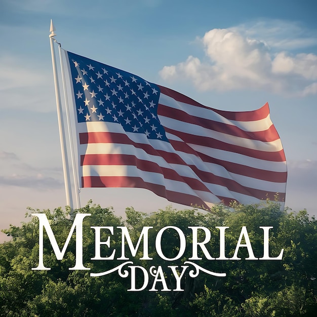 Memorial Day Celebration Design Background