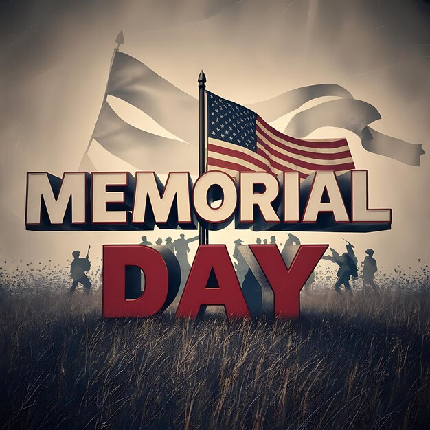 Memorial Day Celebration Design Background