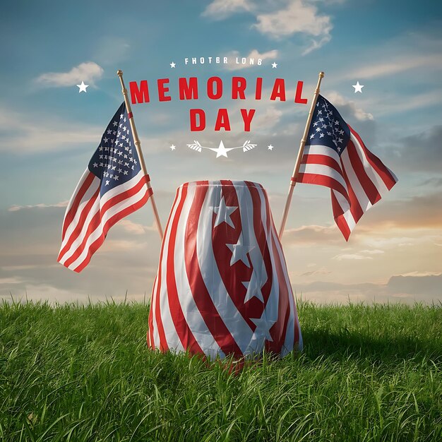 Memorial Day Celebration Design Background